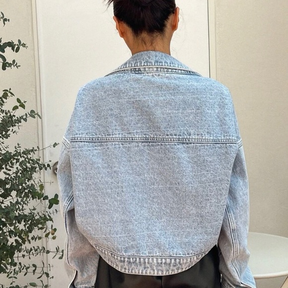 Cropped Jean jacket - Picture 2 of 4